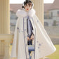 This white hanfu coat with flowing hanfu sleeves and hanfu patterns pairs beautifully with a princess hanfu dress or cotton hanfu. Perfect for modern hanfu dress lovers, it includes plus size hanfu options and a cozy hanfu cloak. Wondering where to buy hanfu? Shop authentic designs here!