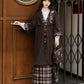 Autumn and winter wear suit women's woolen coat