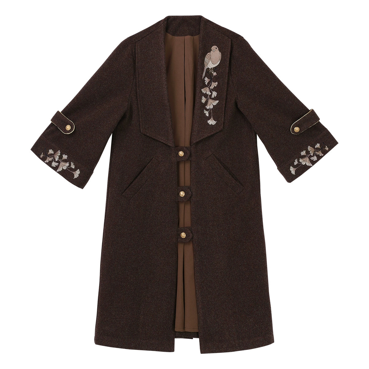 Autumn and winter wear suit women's woolen coat