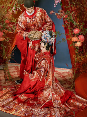 Discover elegant red Chinese wedding dresses, cheongsam wedding dresses, and Chinese collar wedding gowns. For men, shop Chinese wedding suits, male outfits, and wedding hanfu. Our collection includes plus size Chinese wedding dresses, modern Chinese wedding dresses, and accessories like Chinese wedding shoes and flowers. Don’t miss our Chinese wedding cabinet for special occasions.