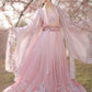 Song Dynasty Han pink Clothing Fairy Elegant Chinese Style Xiachu Ancient Clothing Spring and Autumn