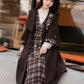 Autumn and winter wear suit women's woolen coat