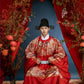 Ming-Dynasty wedding clothes round neck robe men's stand-up collar large-sleeved jacket Xiacheng horse face skirt women's Hanfu