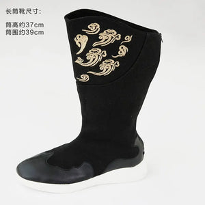 Explore Black hanfu boots, hanfu shoes, and ancient Chinese shoes designed for tradition and style. From Chinese wedding shoes to Chinese flat shoes and Chinese Mary Jane shoes, our collection suits every occasion. Celebrate with Chinese traditional shoes, or try unique Chinese wrestling shoes and festive Chinese New Year Ja Morant shoes.