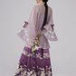 [Mountain Mist Lily] Imitation Makeup Flower Horse Dress Crew Neck Ming Hanfu Suit Women