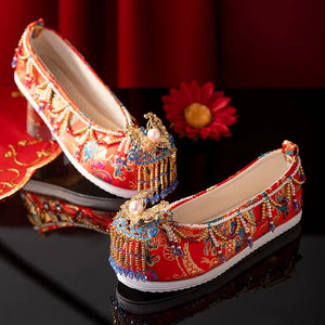 Step into elegance with our collection of Chinese wedding shoes, perfect for traditional and modern ceremonies. Featuring styles like Chinese laundry wedding shoes and wedding shoes Chinese laundry, these designs blend sophistication and comfort. For hanfu lovers, explore our beautiful hanfu shoes and Chinese hanfu shoes, crafted to complement any outfit with timeless charm.