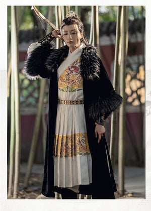 Discover black hanfu and stylish hanfu coats with elegant hanfu sleeves and Song Dynasty hanfu charm. Perfect as a princess hanfu dress or layered with a hanfu jacket and hanfu shirt, it suits any hanfu woman. Inspired by chinese clothing patterns, it blends tradition with modern Chinese clothes and modern Chinese New Year clothes. Shop now at the best Chinese designer clothing websites and trusted Chinese clothing brands online, including demarzo Chinese clothing.