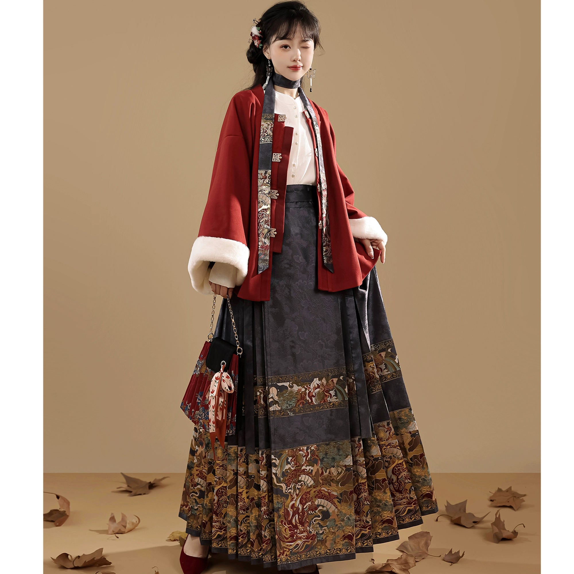 Discover red traditional hanfu for women with elegant hanfu sleeves, intricate hanfu patterns, and layered designs. Perfect as a princess hanfu dress, fairy hanfu dress, or sexy hanfu, it’s ideal for hanfu cosplay, hanfu dance style, or casual wear. Shop plus size hanfu, hanfu skirts, and more at our trusted hanfu shop, featuring hanfu for sale from top chinese clothing brands and the best Chinese designer clothing websites.