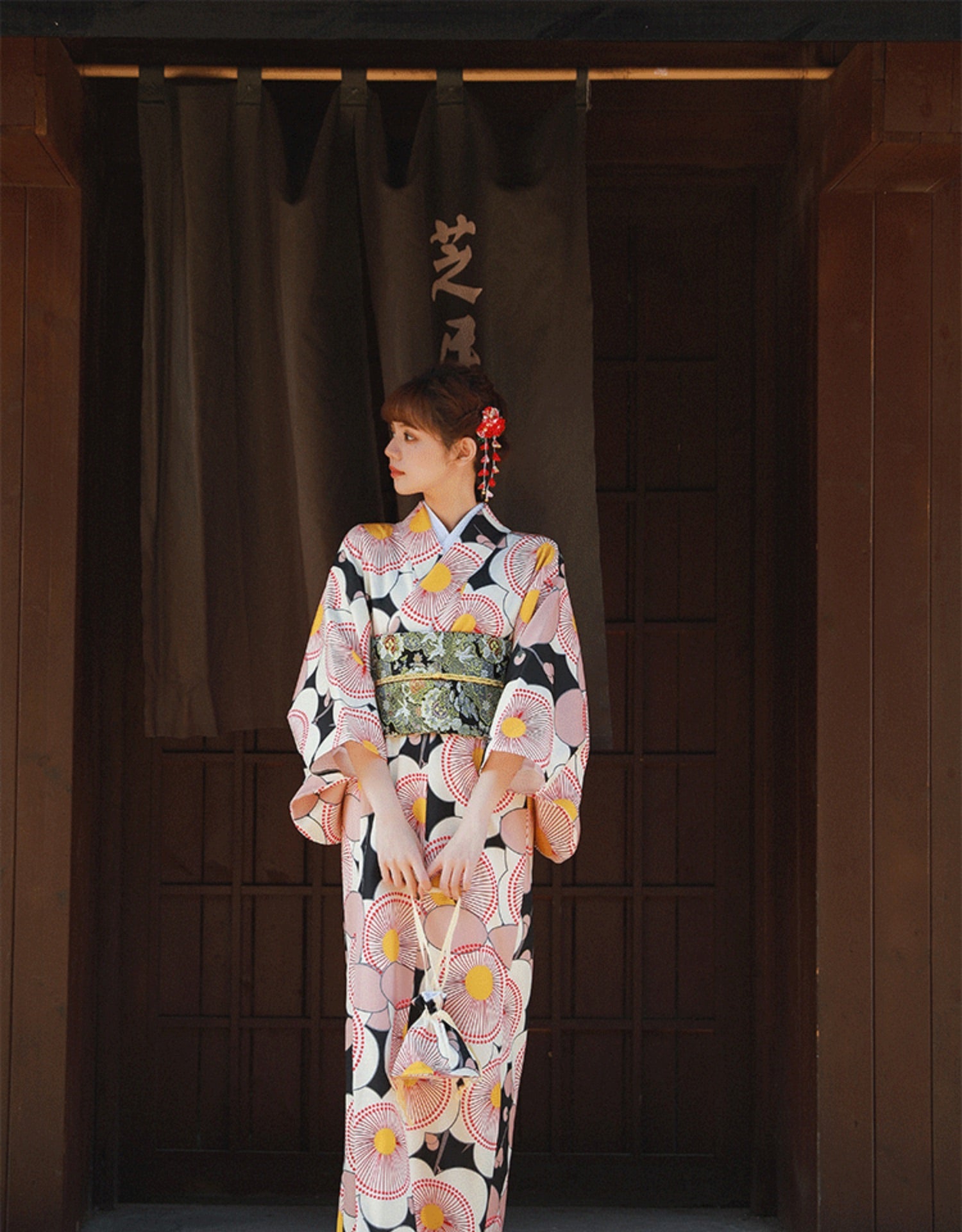 [希少本]Die schönsten Kimonos Japanese kimono waist seal, yukata belt, gorgeous brocade