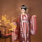 This red hanfu with elegant hanfu sleeves is inspired by Ming Dynasty hanfu male designs. Perfect as a princess hanfu dress, it’s available in silk hanfu, cotton hanfu, and hanfu lolita styles. Featuring layered hanfu jacket options, it’s ideal for hanfu women, including plus size hanfu. Pair it with a hanfu shirt and shop authentic designs at our hanfu shop.