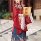 Flower marriage Ming Dynasty Red Hanfu