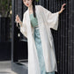 Song Dynasty Heavenly Silk Long Shirt, Cotton Hanging Strap Spinning Skirt