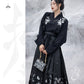 Original imitation luodian horse face skirt, new Chinese style, daily work, improved short-sleeved Hanfu summer
