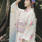 White Japanese kimono retro small sleeve modified kimono