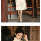 national style tea  cheongsam, autumn clothes