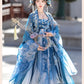 This blue hanfu for women features elegant hanfu sleeves, intricate hanfu patterns, and layered designs. Perfect as a princess hanfu dress, fairy hanfu dress, or sexy hanfu, it’s inspired by Tang Dynasty hanfu and ideal for hanfu cosplay or hanfu dance styles. Shop plus size hanfu, hanfu skirts, and more at our trusted hanfu shop. Wondering where to buy hanfu? Explore hanfu for sale from top Chinese clothing brands and the best Chinese designer clothing websites at our Chinese clothing store online.