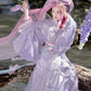 Flowers fly into dreams, Warring States robe embroidery fairy spring and summer Hanfu