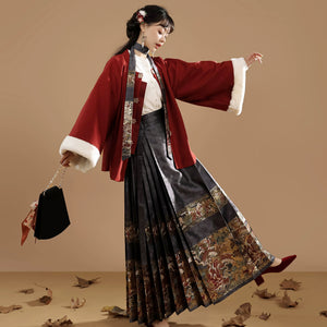 Discover red traditional hanfu for women with elegant hanfu sleeves, intricate hanfu patterns, and layered designs. Perfect as a princess hanfu dress, fairy hanfu dress, or sexy hanfu, it’s ideal for hanfu cosplay, hanfu dance style, or casual wear. Shop plus size hanfu, hanfu skirts, and more at our trusted hanfu shop, featuring hanfu for sale from top chinese clothing brands and the best Chinese designer clothing websites.