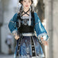 Silver Bell Hanfu Women's Han Element Improved Top Half Skirt Ancient Clothing Full Set Miao Xinjiang Exotic Style Daily