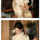 national style tea  cheongsam, autumn clothes