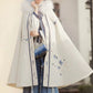 This white hanfu coat with flowing hanfu sleeves and hanfu patterns pairs beautifully with a princess hanfu dress or cotton hanfu. Perfect for modern hanfu dress lovers, it includes plus size hanfu options and a cozy hanfu cloak. Wondering where to buy hanfu? Shop authentic designs here!