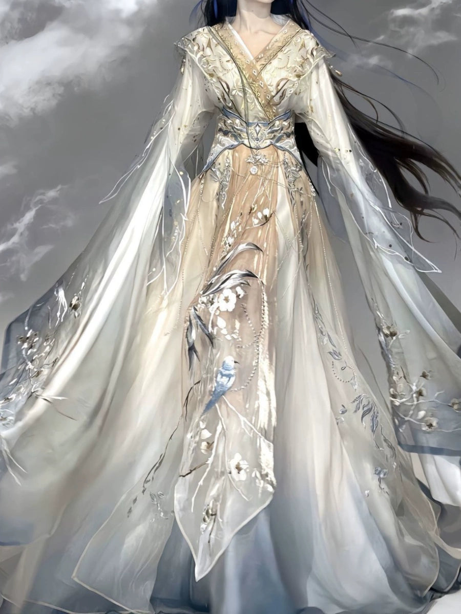 Hanfu female Ji Yue Yao Guang Wei Jinfeng embroidery fairy ancient costume Han element super fairy suit
