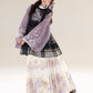 [Flower Mist] Pipa Sleeve Crossneck Shirt Ming Hanfu Women's Black Skirt Horse Skirt Set