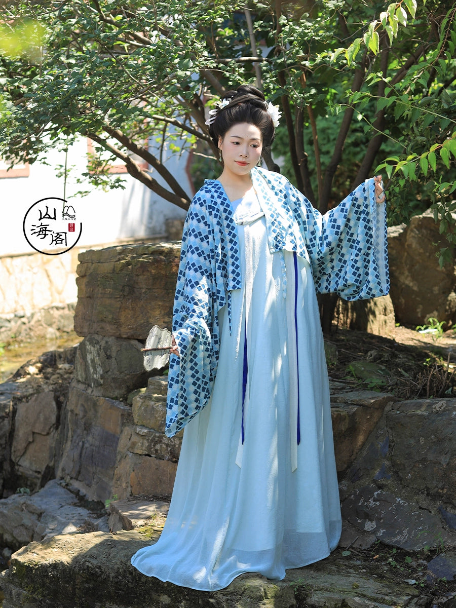 Bicheng – Plus Size Tang-Style Hanfu | Famen Temple Inspired Qi-Xiong Set for Autumn