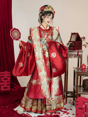 Discover elegant red Chinese wedding dresses, cheongsam wedding dresses, and Chinese collar wedding gowns. For men, shop Chinese wedding suits, male outfits, and wedding hanfu. Our collection includes plus size Chinese wedding dresses, modern Chinese wedding dresses, and accessories like Chinese wedding shoes and flowers. Don’t miss our Chinese wedding cabinet for special occasions.