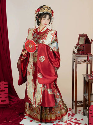 Discover elegant red Chinese wedding dresses, cheongsam wedding dresses, and Chinese collar wedding gowns. For men, shop Chinese wedding suits, male outfits, and wedding hanfu. Our collection includes plus size Chinese wedding dresses, modern Chinese wedding dresses, and accessories like Chinese wedding shoes and flowers. Don’t miss our Chinese wedding cabinet for special occasions.