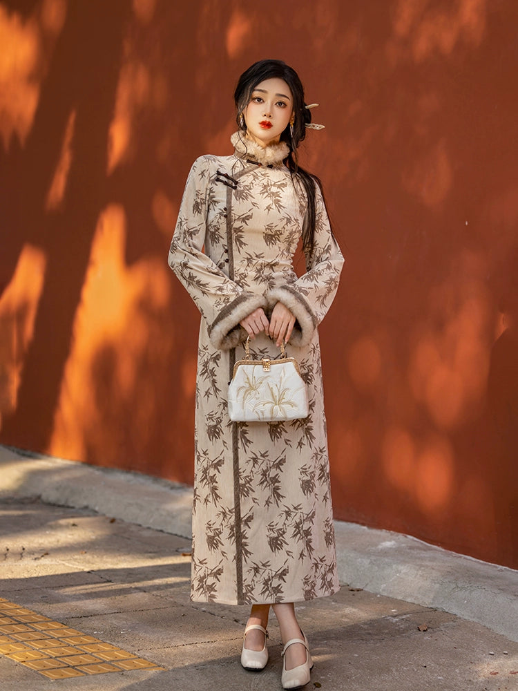 Cheongsam Mao autumn and winter daily Hanfu