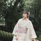 White Japanese kimono retro small sleeve modified kimono