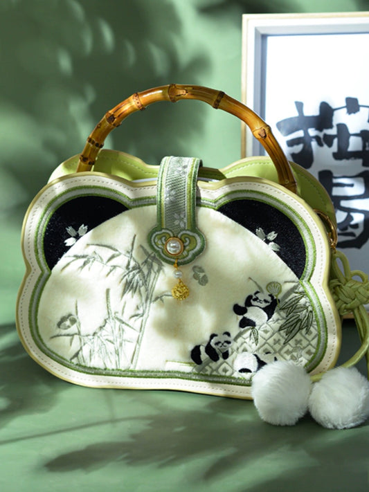 Bamboo Panda Han Elements New Chinese Style Bag