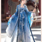 This blue hanfu for women features elegant hanfu sleeves, intricate hanfu patterns, and layered designs. Perfect as a princess hanfu dress, fairy hanfu dress, or sexy hanfu, it’s inspired by Tang Dynasty hanfu and ideal for hanfu cosplay or hanfu dance styles. Shop plus size hanfu, hanfu skirts, and more at our trusted hanfu shop. Wondering where to buy hanfu? Explore hanfu for sale from top Chinese clothing brands and the best Chinese designer clothing websites at our Chinese clothing store online.