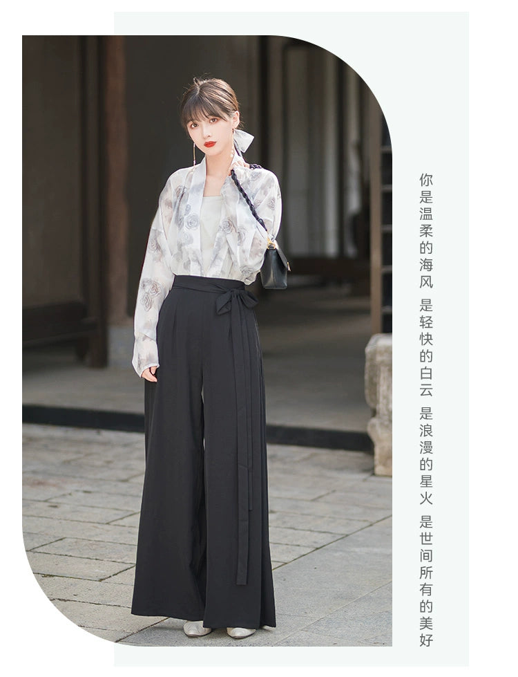 Discover a black modern hanfu with elegant hanfu sleeves, a stylish hanfu jacket, and timeless charm. Perfect for princess hanfu dress, fairy hanfu dress, or casual hanfu, it suits every hanfu woman. Pair with a hanfu shirt or wear it as a modern hanfu dress. Inspired by Ming Dynasty hanfu, it’s ideal for hanfu cosplay or as a cozy winter hanfu. Visit our hanfu shop for the best modernised hanfu and authentic blue hanfu.