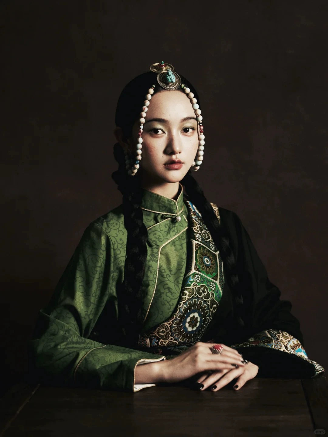 Modern Tibetan Dress with Traditional Flair