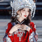 Miao Traditional Red Dress