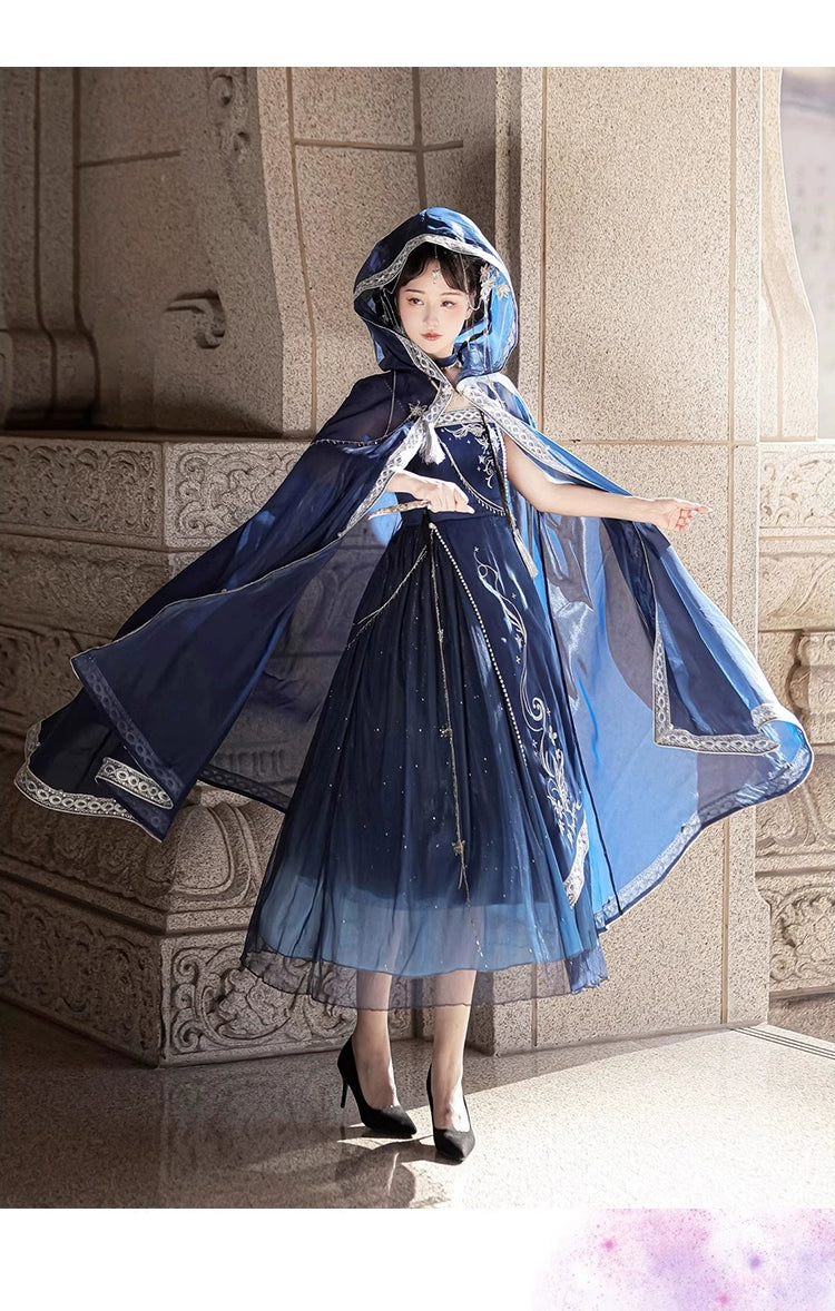 Discover a blue modern hanfu with elegant hanfu sleeves, a stylish hanfu jacket, and timeless charm. Perfect for princess hanfu dress, fairy hanfu dress, or casual hanfu, it suits every hanfu woman. Pair with a hanfu shirt or wear it as a modern hanfu dress. Inspired by Ming Dynasty hanfu, it’s ideal for hanfu cosplay or as a cozy winter hanfu. Visit our hanfu shop for the best modernised hanfu and authentic blue hanfu.