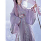 Flowers fly into dreams, Warring States robe embroidery fairy spring and summer Hanfu