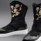 Men's shoes retro official boots auspicious cloud embroidery