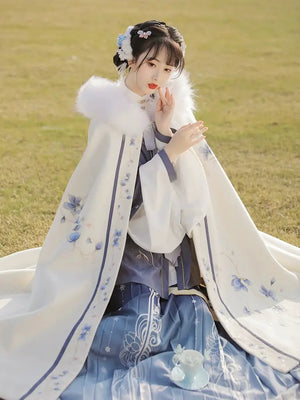 This white hanfu coat with flowing hanfu sleeves and hanfu patterns pairs beautifully with a princess hanfu dress or cotton hanfu. Perfect for modern hanfu dress lovers, it includes plus size hanfu options and a cozy hanfu cloak. Wondering where to buy hanfu? Shop authentic designs here!