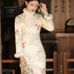 national style tea  cheongsam, autumn clothes