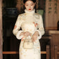 national style tea  cheongsam, autumn clothes