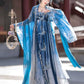 This blue hanfu for women features elegant hanfu sleeves, intricate hanfu patterns, and layered designs. Perfect as a princess hanfu dress, fairy hanfu dress, or sexy hanfu, it’s inspired by Tang Dynasty hanfu and ideal for hanfu cosplay or hanfu dance styles. Shop plus size hanfu, hanfu skirts, and more at our trusted hanfu shop. Wondering where to buy hanfu? Explore hanfu for sale from top Chinese clothing brands and the best Chinese designer clothing websites at our Chinese clothing store online.