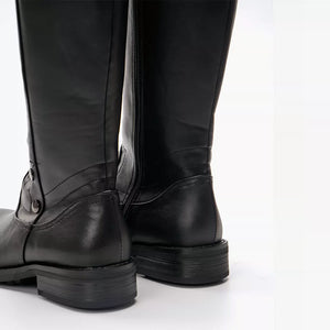 Traditional Kangba Tibetan boots for men's robes and stage performance