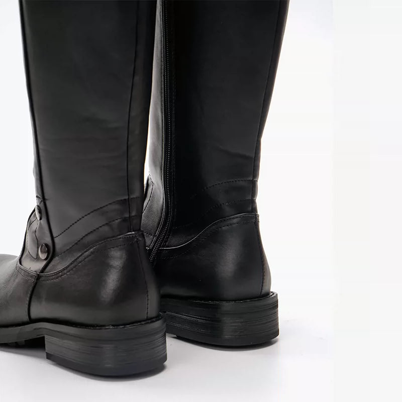 Traditional Kangba Tibetan boots for men's robes and stage performance