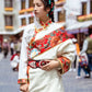 Noble Tibetan robe white Tibetan clothing