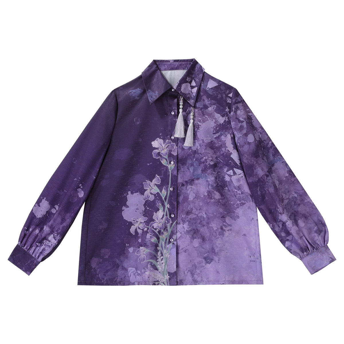 Iris Mist spring summer modern hanfu set lifestyle image