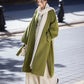 Green coat Zi autumn and winter Song pants daily commuter Hanfu