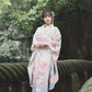 White Japanese kimono retro small sleeve modified kimono